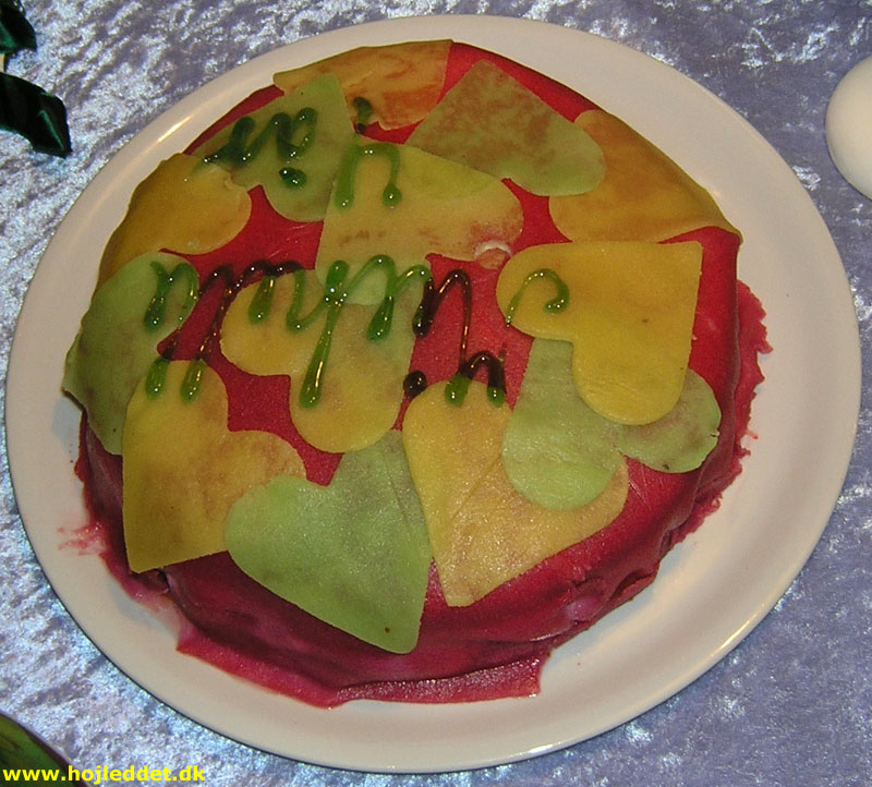 Kagen fra vores ældste datters 4 års fødselsdag.
